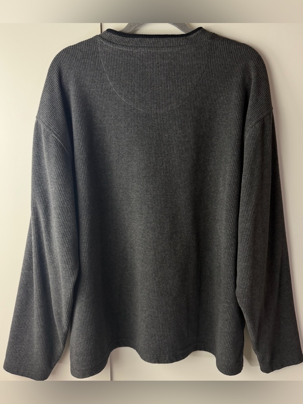 Basic Editions Mens Ribbed Sweater - Picture 2 of 6